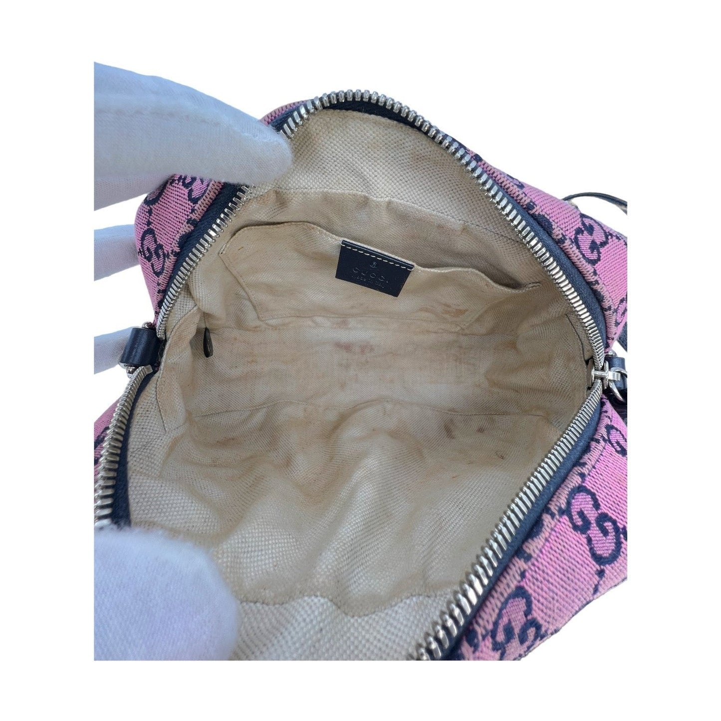 Gucci Bag GG Canvas Small Marmont Matelassé Crossbody Bag