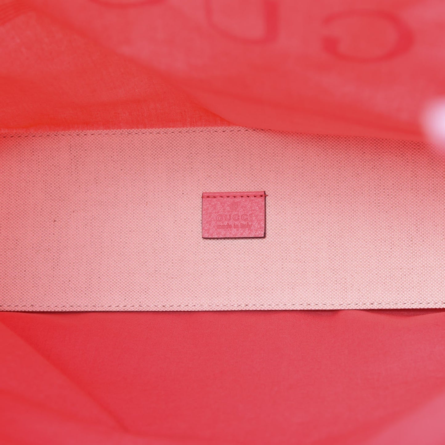 Gucci Medium Montecarlo Crystal Logo Print Tote in Glam Pink