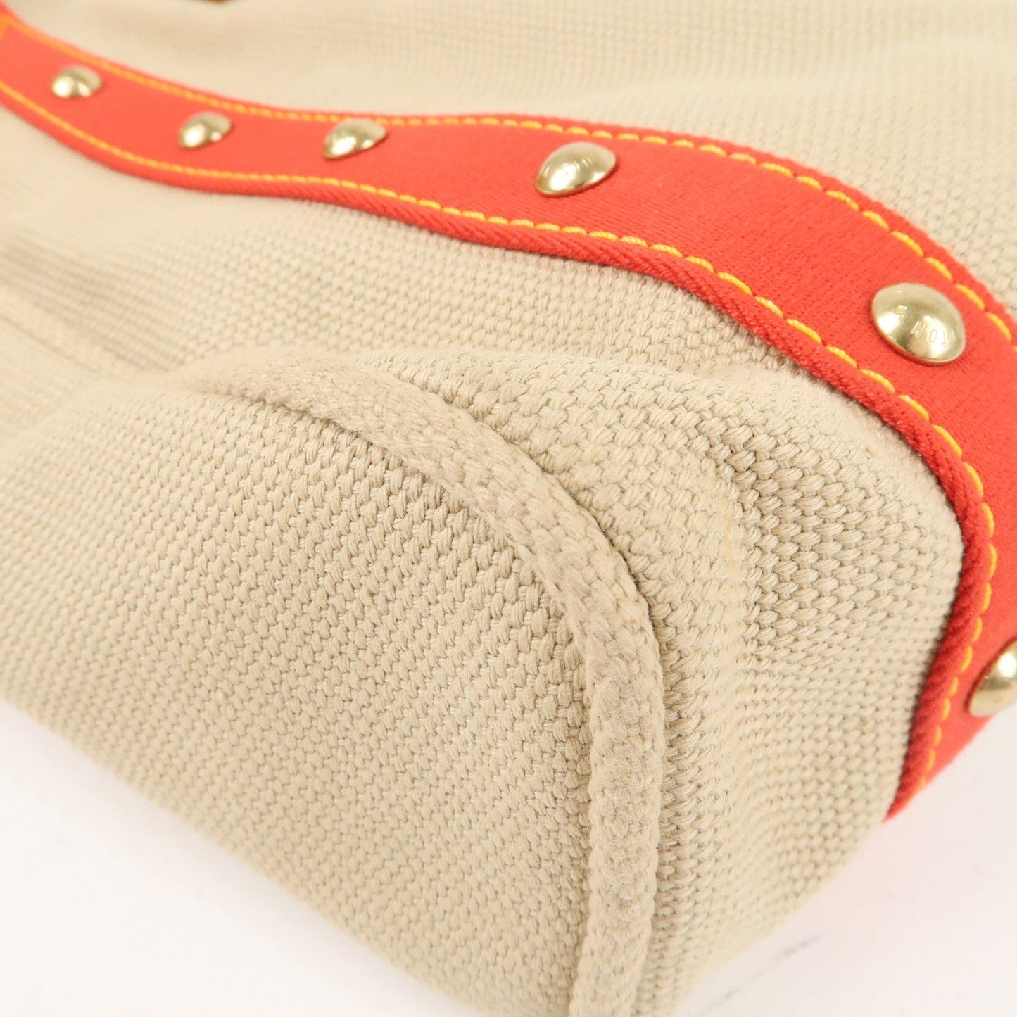 Louis Vuitton Antigua Cabas MM Tote Bag Hand Bag Rouge M40035