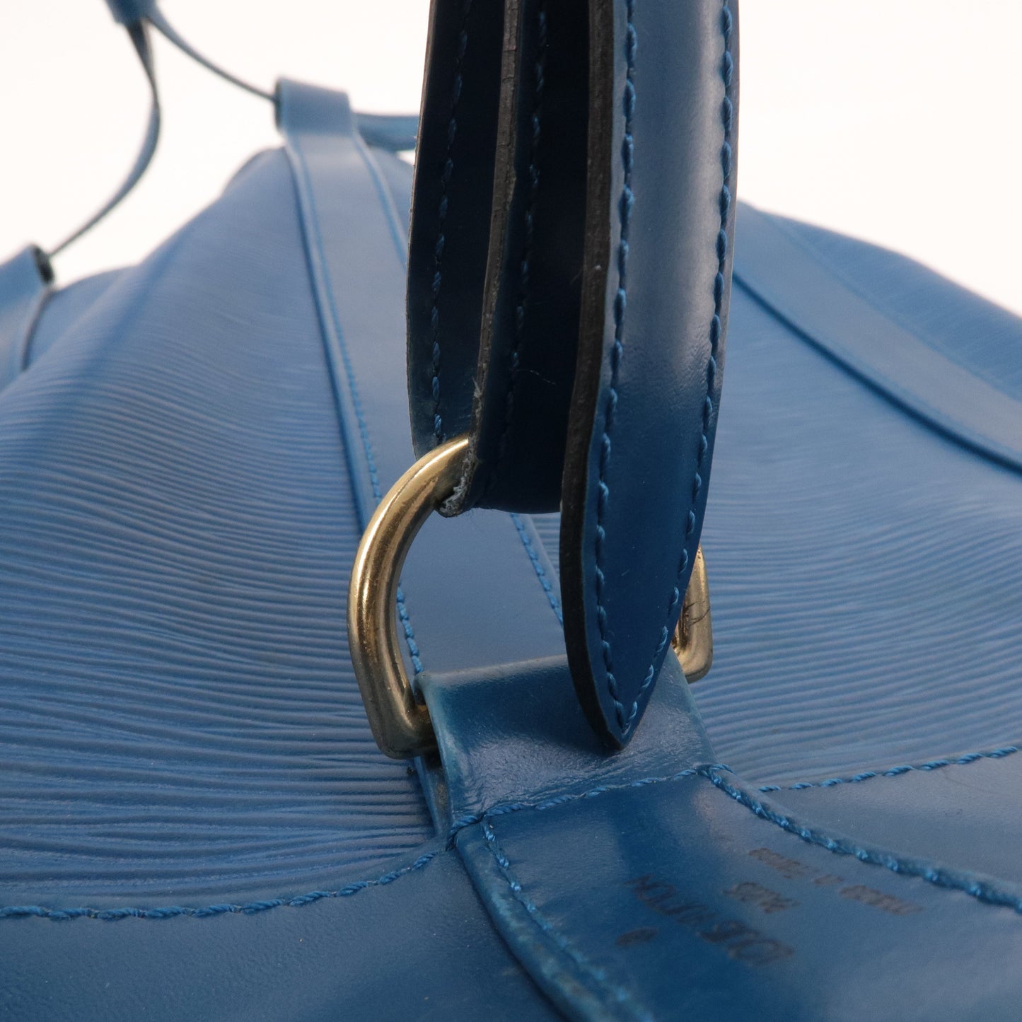 Louis Vuitton Epi Randonnee PM Laundry Bag Toledo Blue M52355