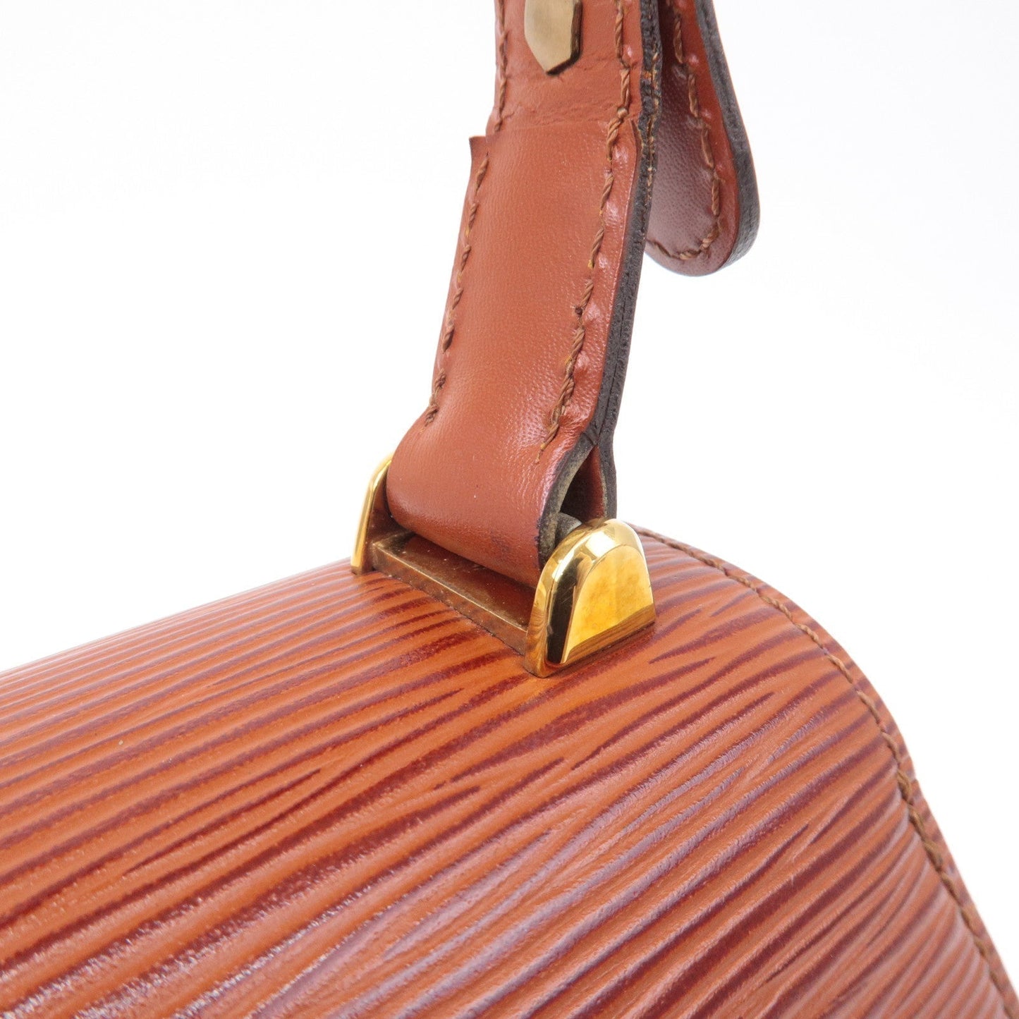 Louis Vuitton Epi Tilsit Shoulder Hand Bag Kenya Brown M52483