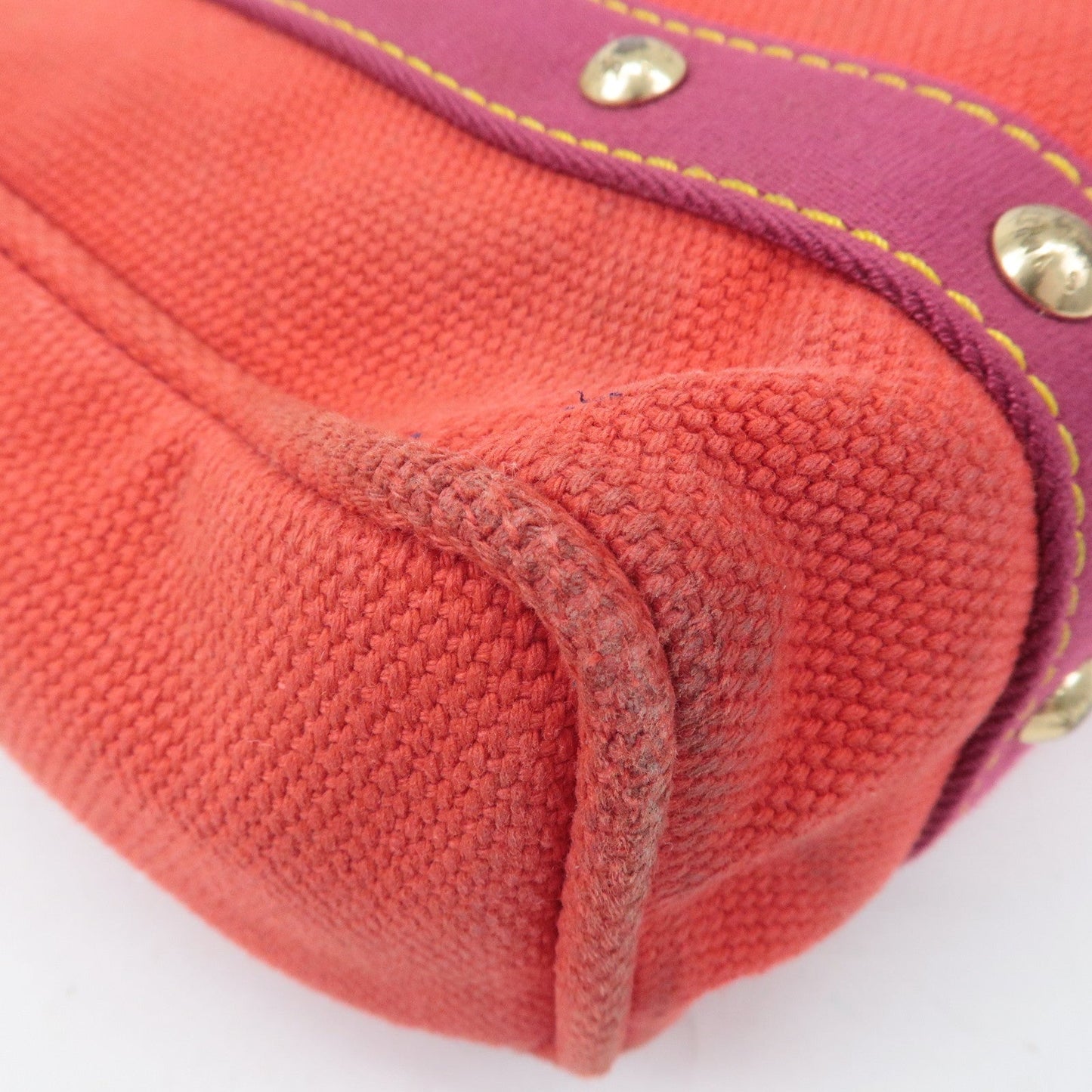 Louis Vuitton Antigua Cabas MM Tote Bag Hand Bag Rouge M40034
