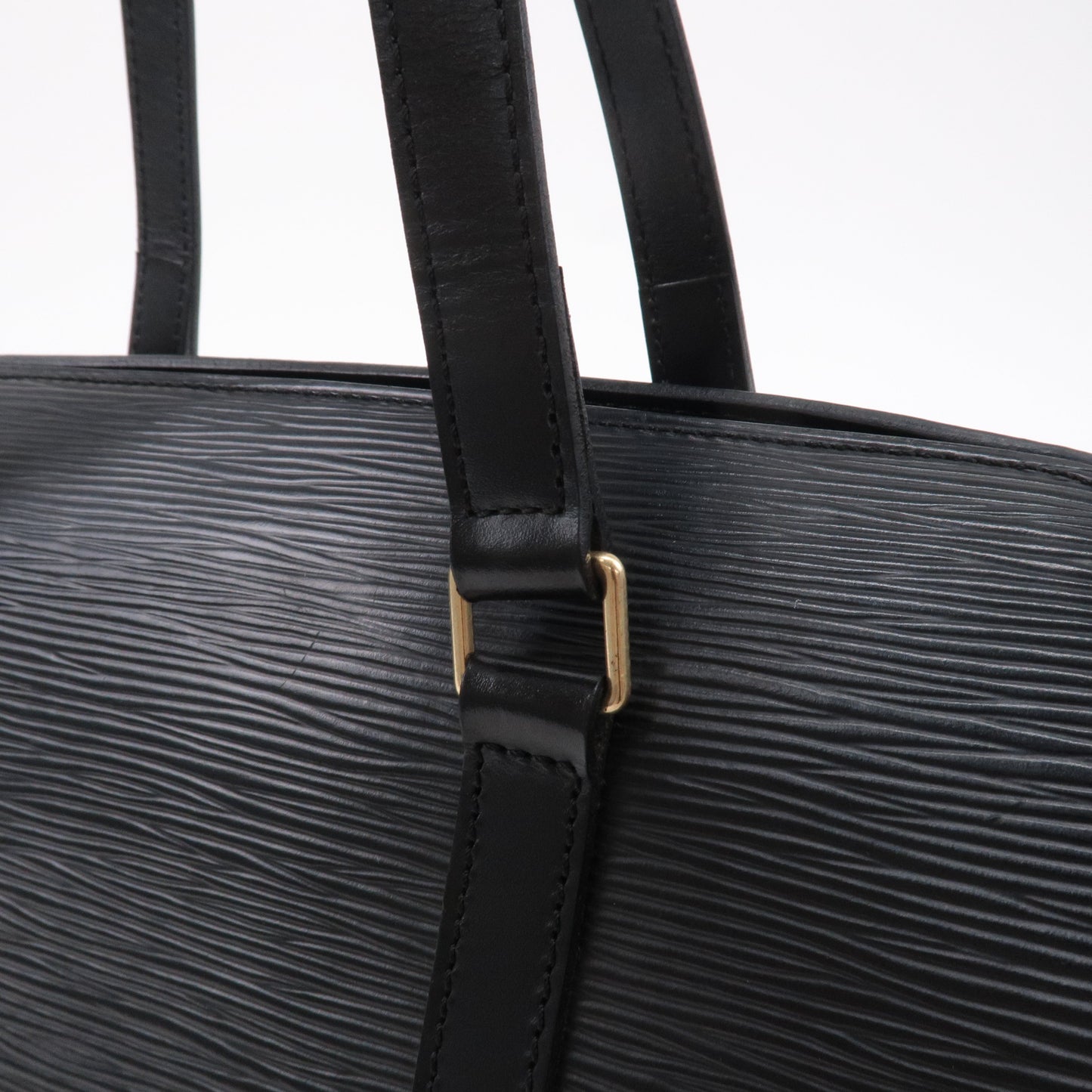 Louis Vuitton Epi Soufflot Hand Bag Pouch Noir Black M52862