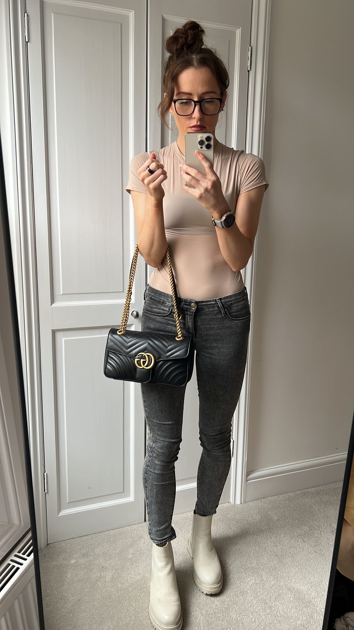 Gucci GG Green Marmont Small Shoulder Bag (RRP £2070)