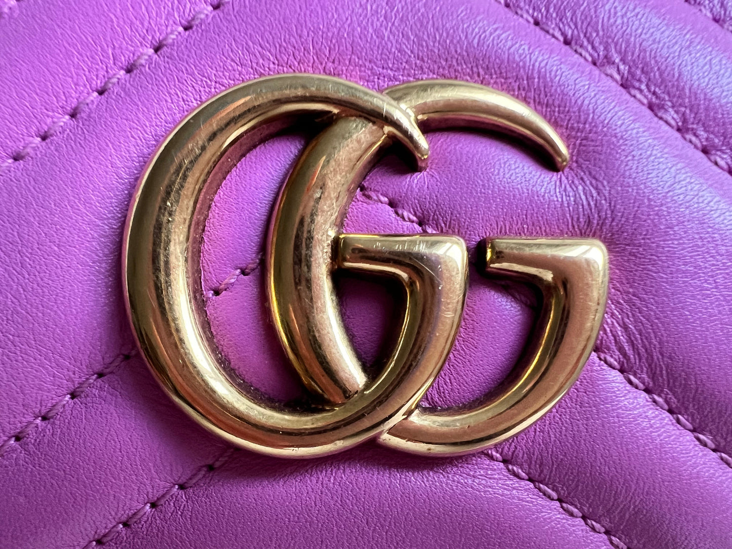 Gucci GG Pink Marmont Clutch
