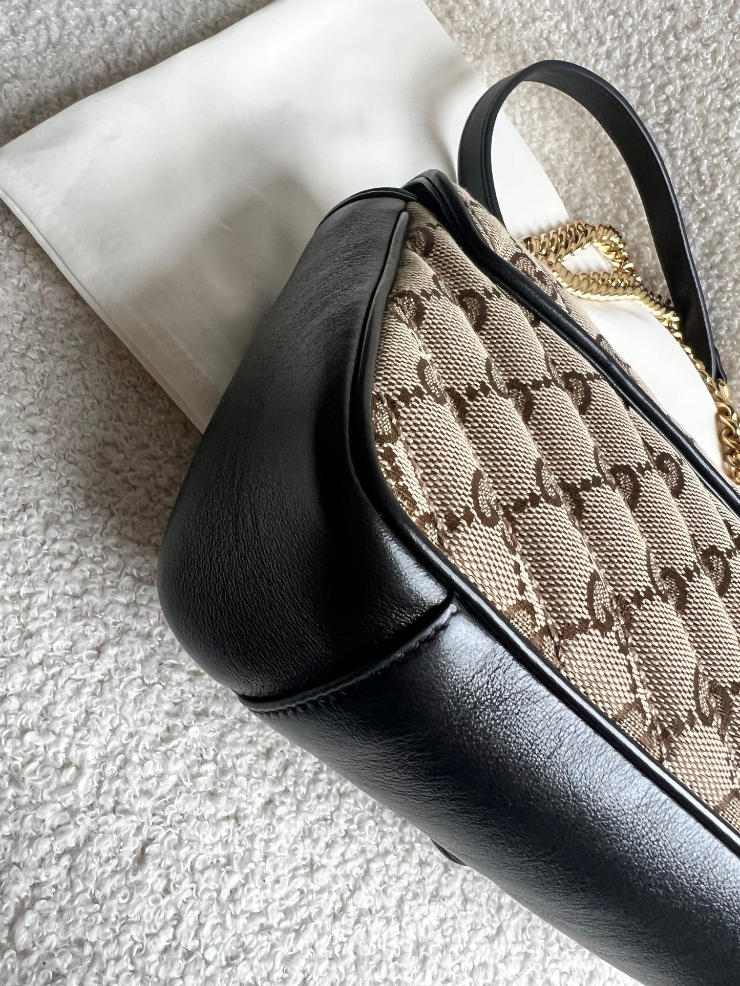 Gucci GG Beige Marmont Mini Shoulder Bag (RRP £1,470)