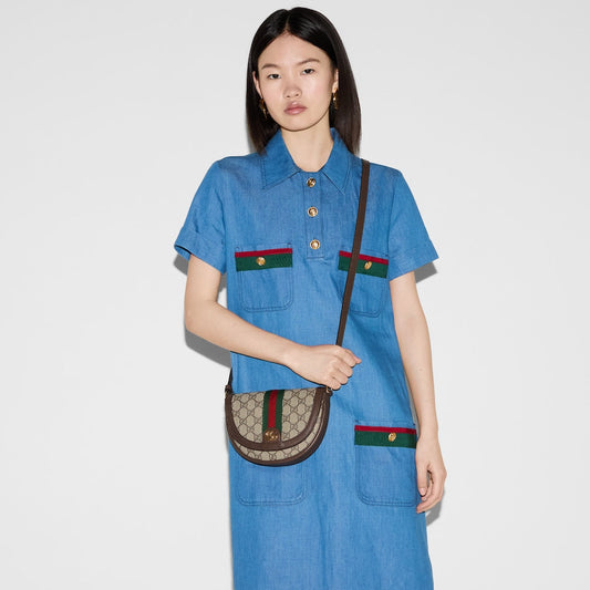 Gucci GG Ophidia Supreme Mini Shoulder Bag (RRP £865)