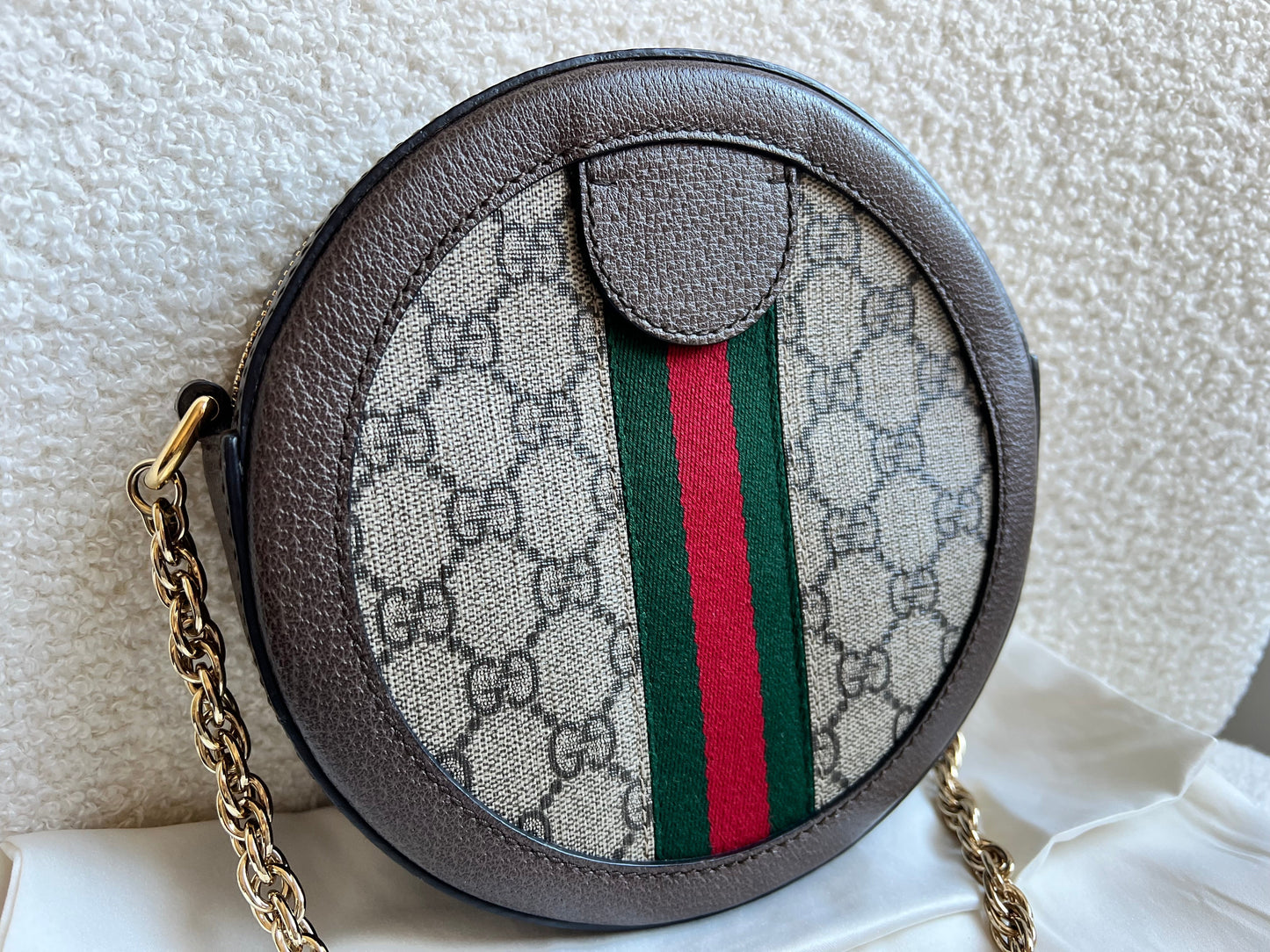 Gucci GG Ophidia Mini GG Round Shoulder Bag (RRP £1,270)