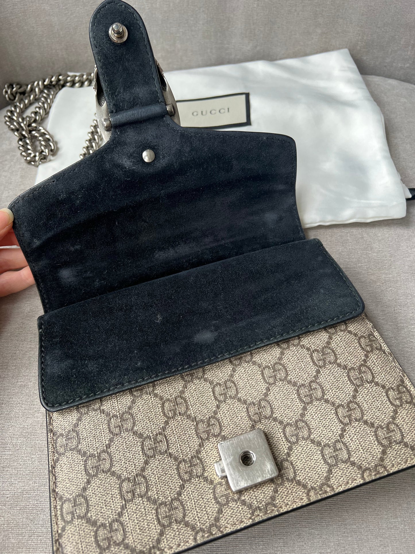 Gucci Dionysus GG Supreme Mini Shoulder Bag (RRP £1,700)