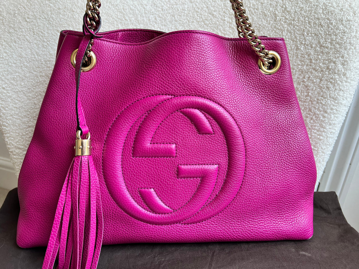 Gucci Pink Soho Chain Tote (RRP £1350)