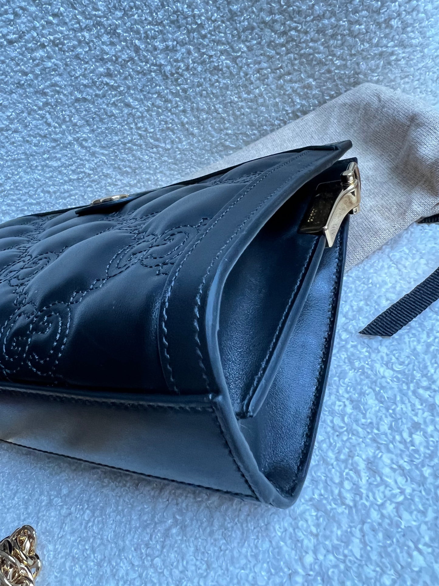 Gucci GG Matelasse Black Shoulder Bag (RRP £2230)