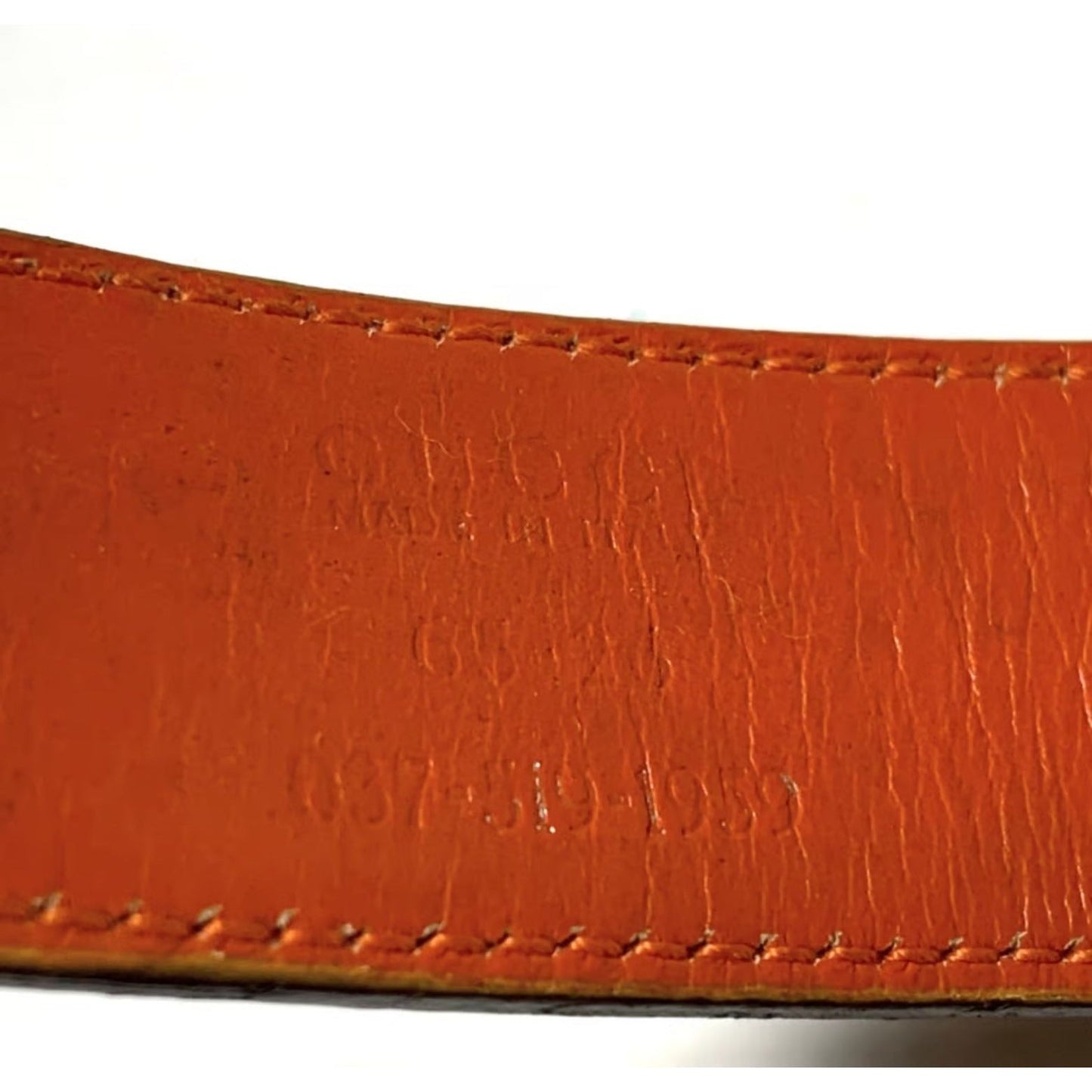 GUCCI Red Leather Belt w Chrome Square G Buckle
