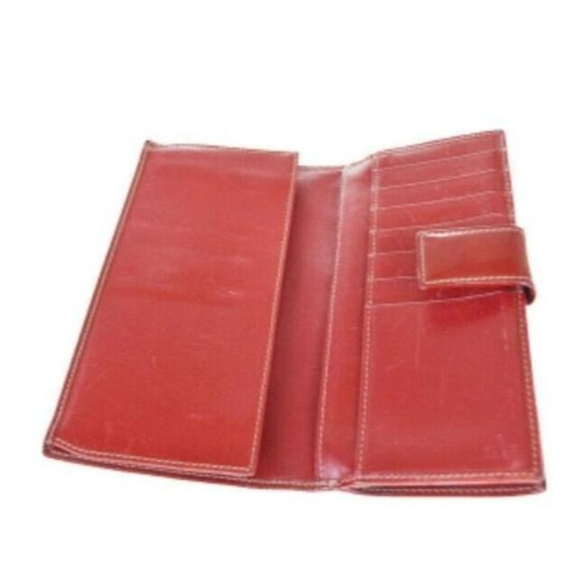 Gucci Red And Black Xl Tom Ford Checkbook Style Wallet