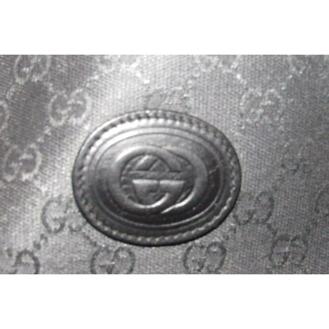 Gucci W Canvasleather Two Longer Strapsgold Black Guccissima Printgold Leather And Gg Canvas Satchel
