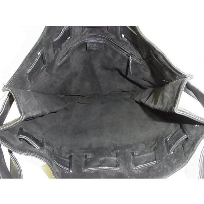 Gucci vintage Tom Ford black snakeskin leather drawstring top bucket bag