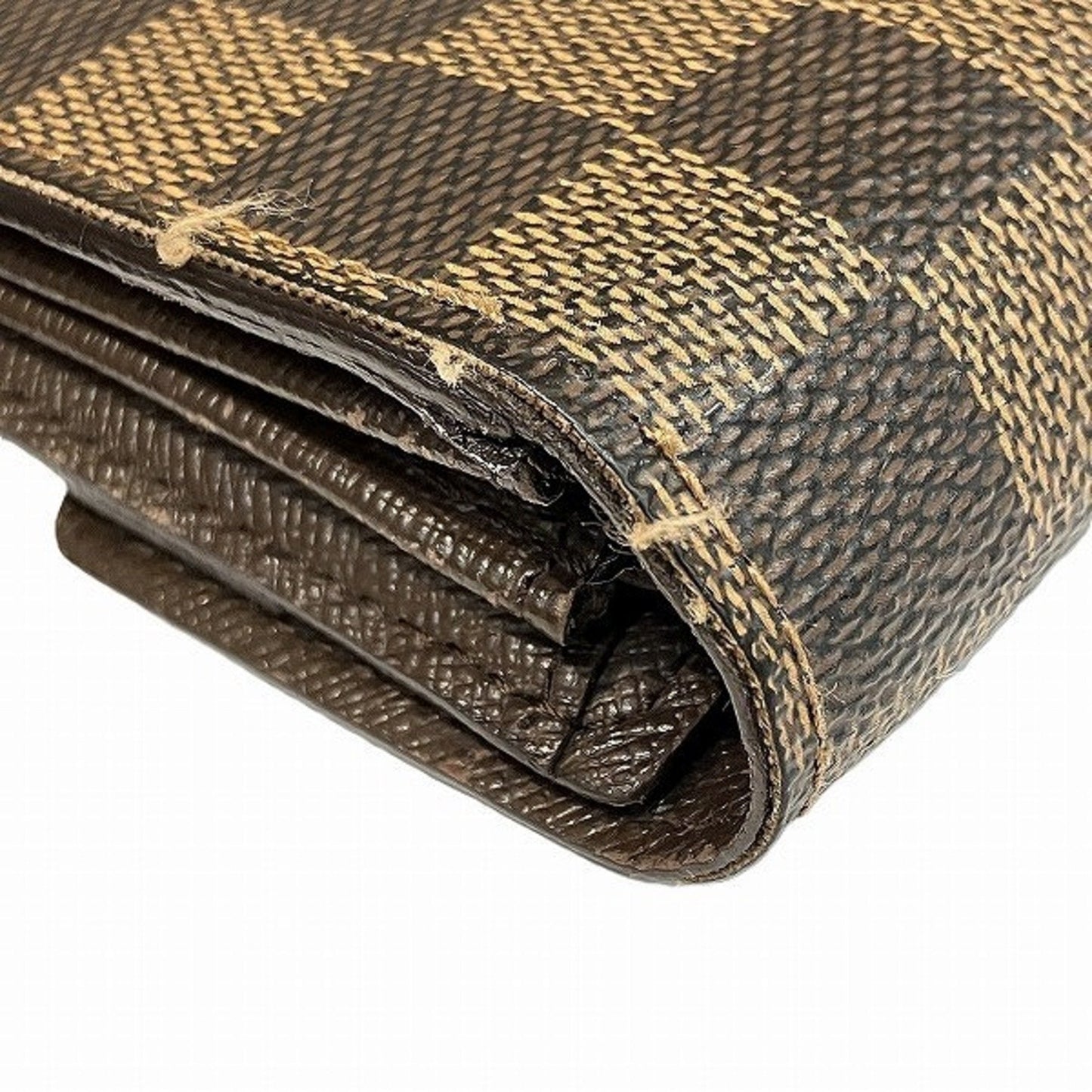 Louis Vuitton Damier  Damier Canvas Galle Damier Canvas Long Wallet (Bi-Fold)