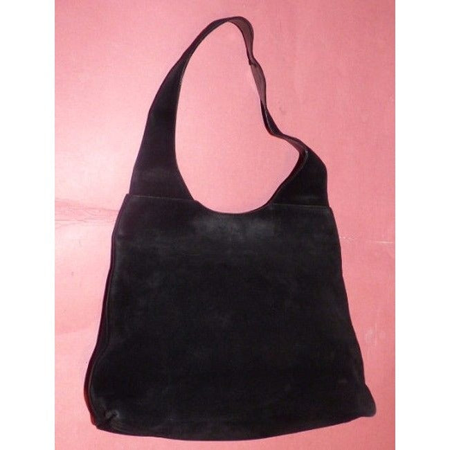 Gucci Hobo Vintage Pursesdesigner Purses Black Suede Satchel