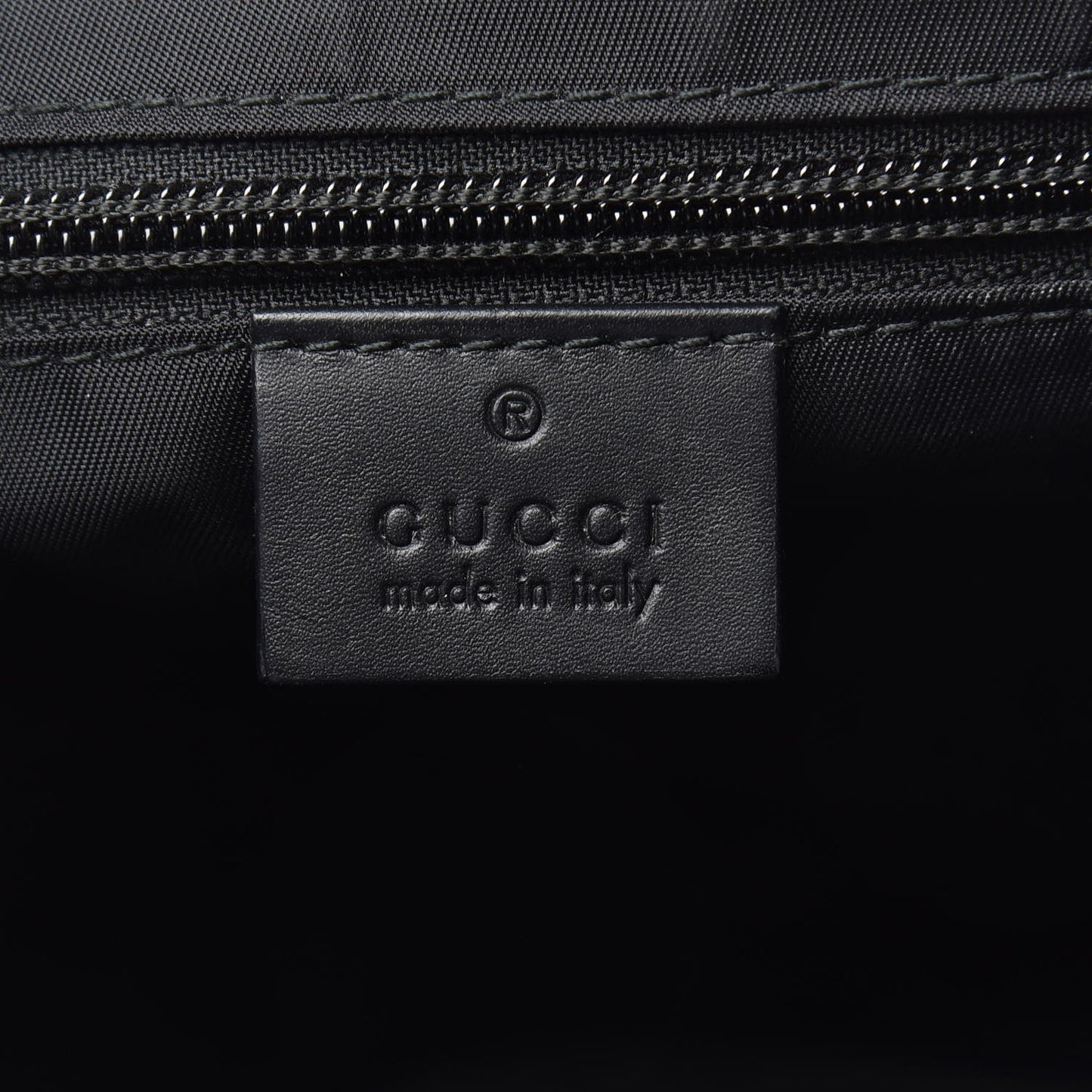 Gucci GG Supreme Monogram Web Messenger Bag in Black