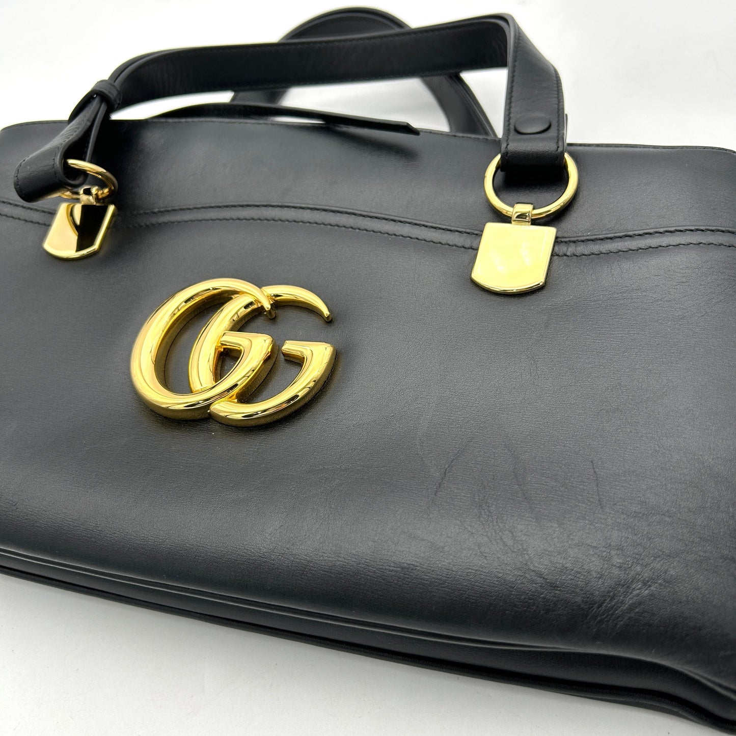 Gucci Large Arli Handle Bag - Black Handle Bags, Handbags LA29437