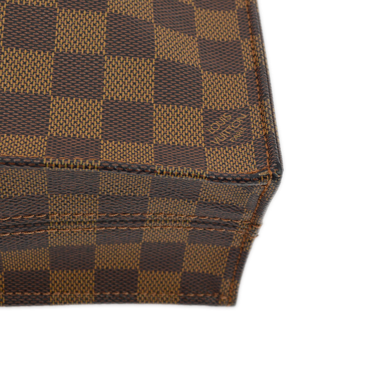 Louis Vuitton 2004 Damier Sac Plat HandBag N51140