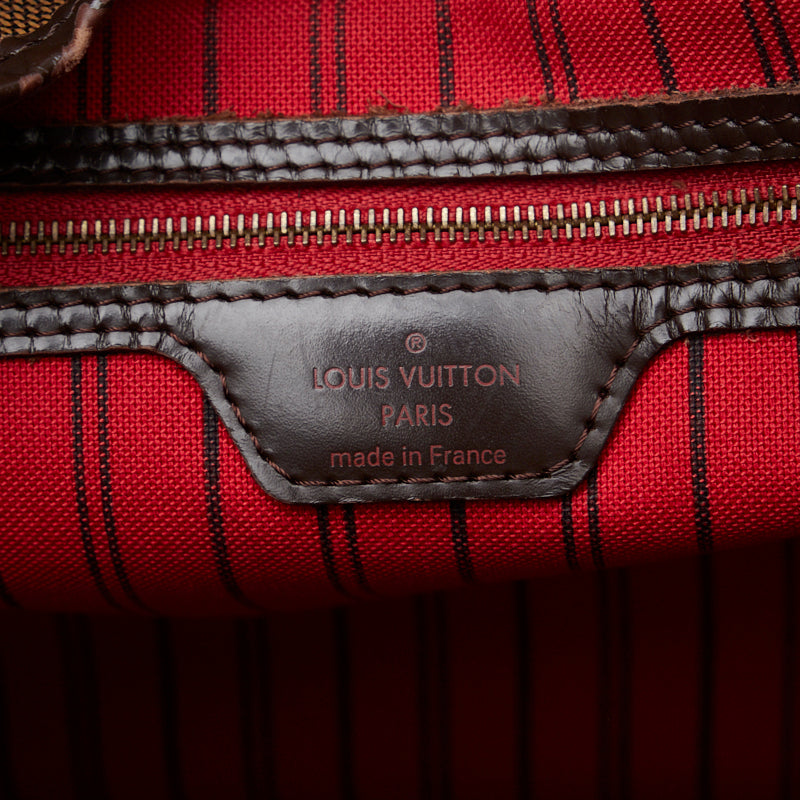 Louis Vuitton Damier Full-PM Shoulder Bag N41459 Brown PVC Leather  Louis Vuitton
