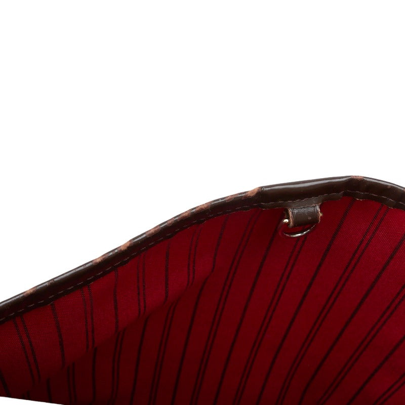 Louis Vuitton Damier Full-PM Shoulder Bag N41459 Brown PVC Leather  Louis Vuitton
