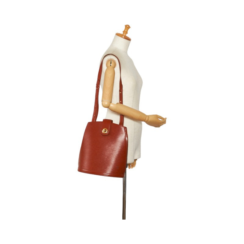 Louis Vuitton Epi Cluny Shoulder Bag M52253 Kenya Brown