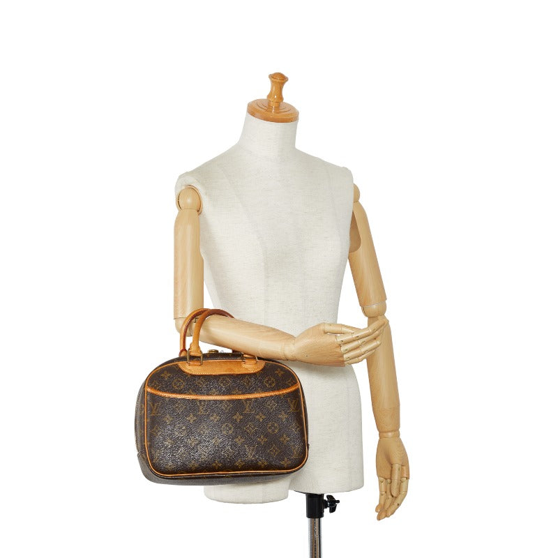 Louis Vuitton Deauville M42228 Brown PVC Leather