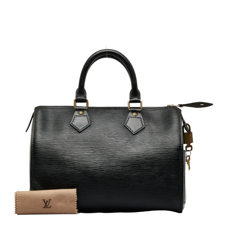 Louis Vuitton Epi Speedy 25 Handbag Mini Boston Bag M59032 Noir