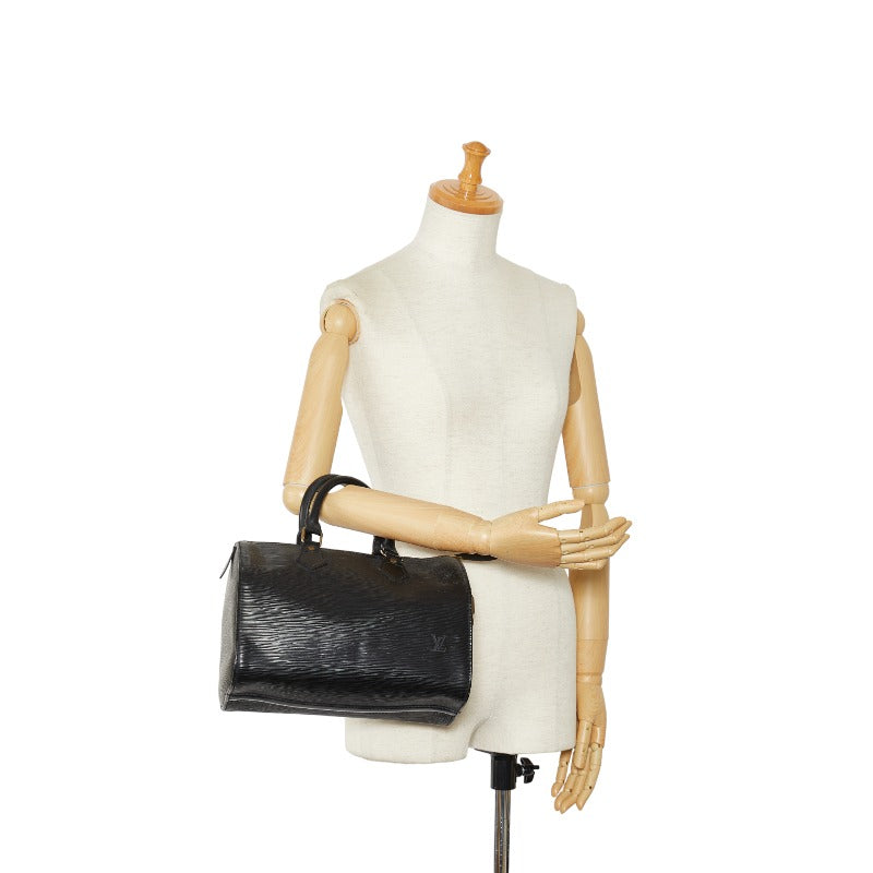 Louis Vuitton Epi Speedy 25 Handbag Mini Boston Bag M59032 Noir