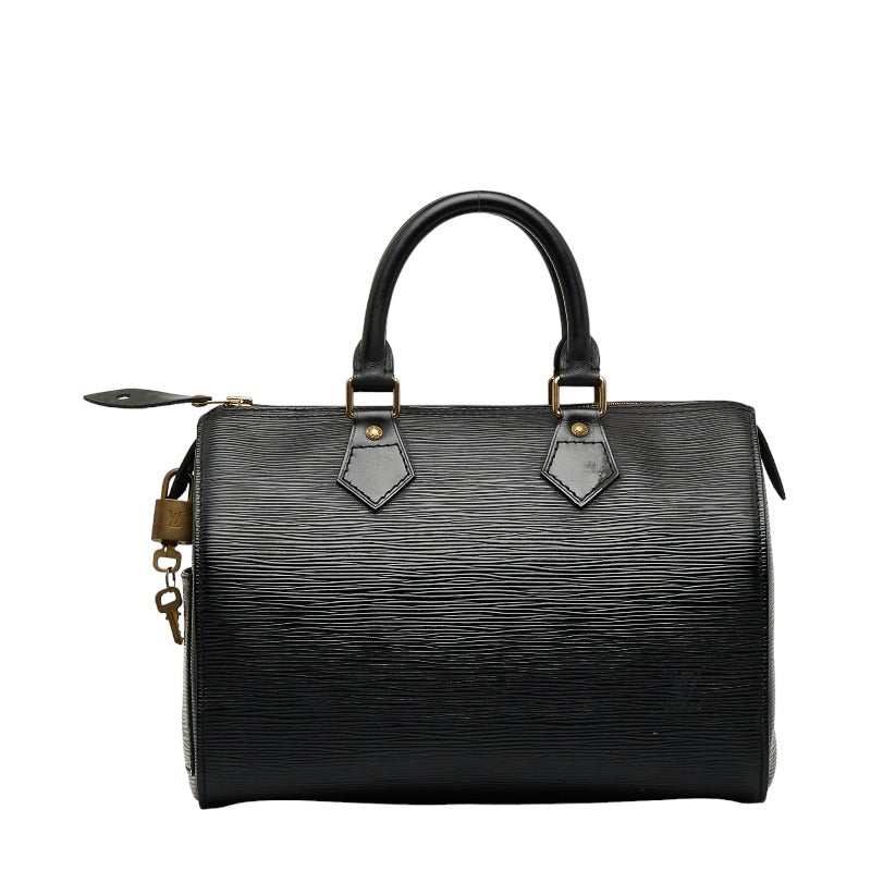 Louis Vuitton Epi Speedy 25 Handbag Mini Boston Bag M59032 Noir