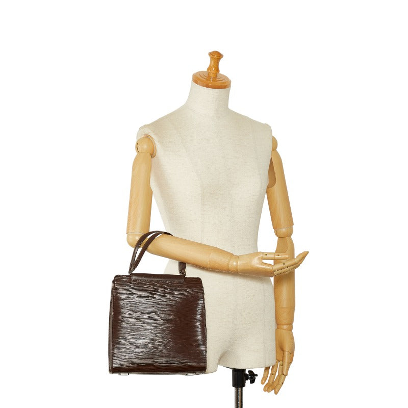 Louis Vuitton Epi Figari PM Handbag M5201D Mocha Brown