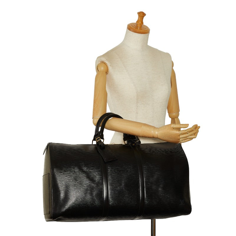 Louis Vuitton Epi Keepall 50 Boston Bag Travel Bag M42962 Noir