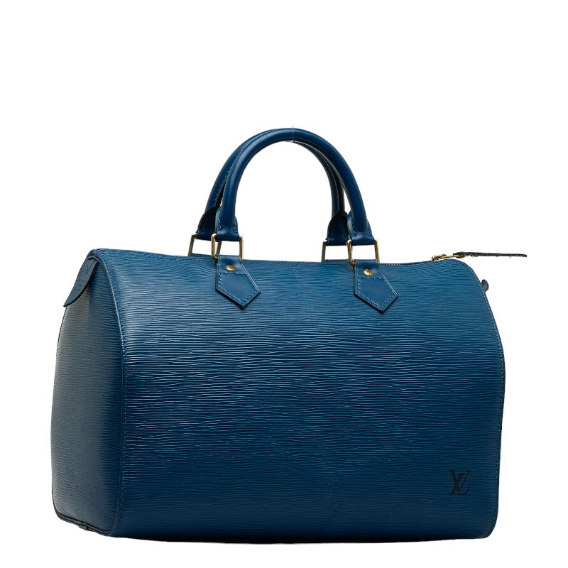 Louis Vuitton Epi Speedy 30 Handbag M43005 Toledo Blue