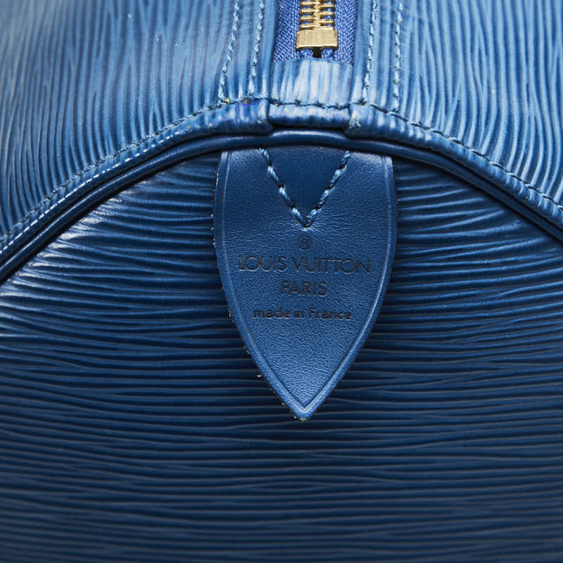Louis Vuitton Epi Speedy 30 Handbag M43005 Toledo Blue