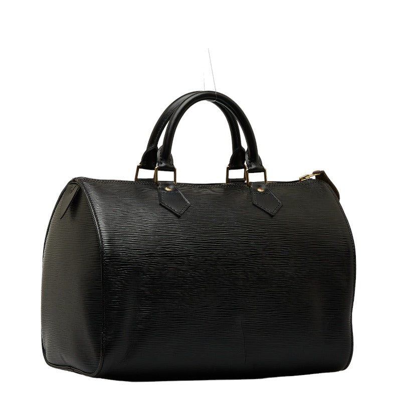 Louis Vuitton Epi Speedy 30 Handbag Boston Bag M59022 Noir Black Leather  Louis Vuitton