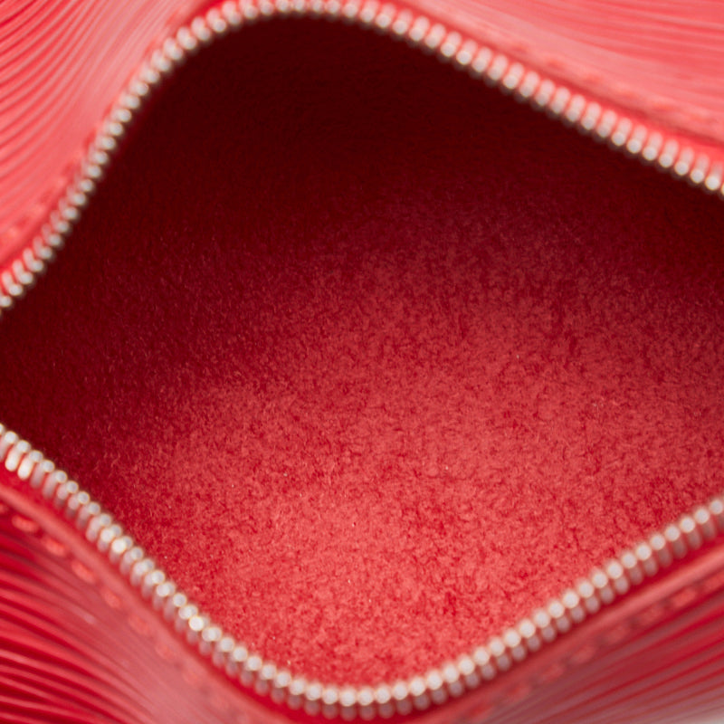 Louis Vuitton Epi Souffro Handbag M52227 Castilian Red