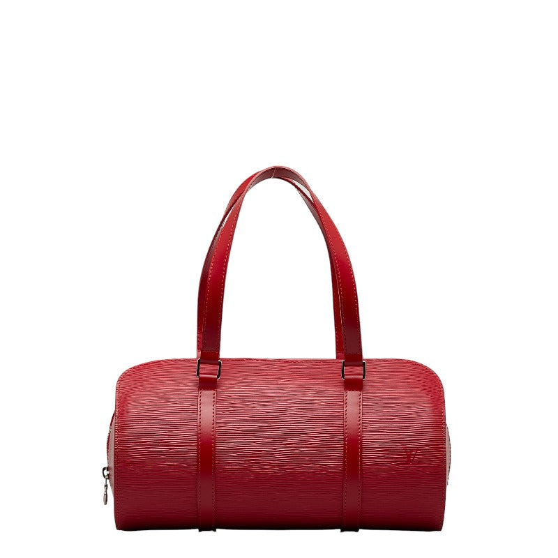 Louis Vuitton Epi Souffro Handbag M52227 Castilian Red