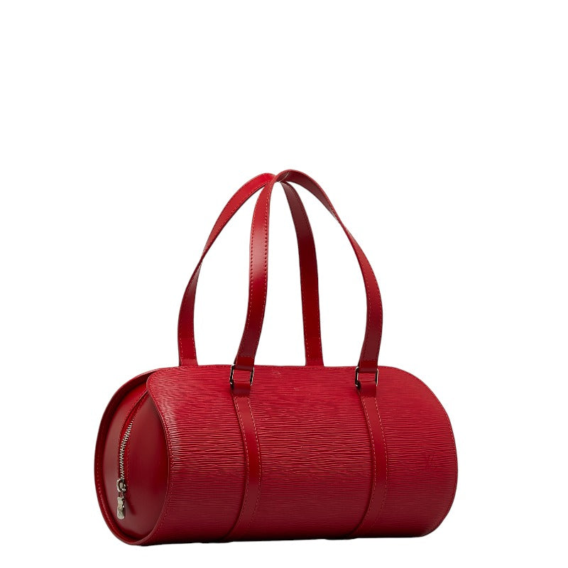 Louis Vuitton Epi Souffro Handbag M52227 Castilian Red