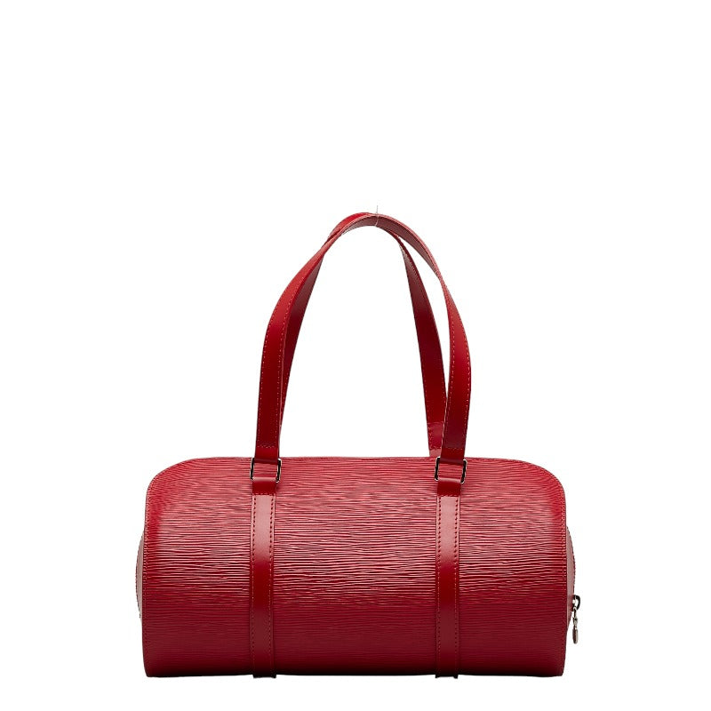 Louis Vuitton Epi Souffro Handbag M52227 Castilian Red