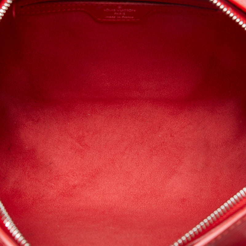 Louis Vuitton Epi Souffro Handbag M52227 Castilian Red