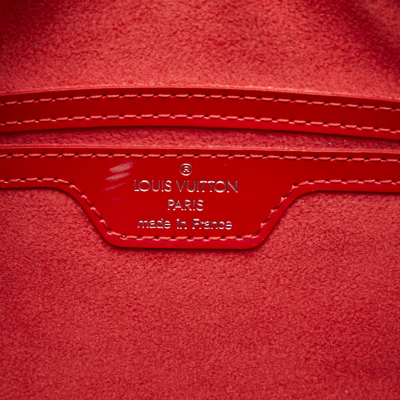 Louis Vuitton Epi Souffro Handbag M52227 Castilian Red