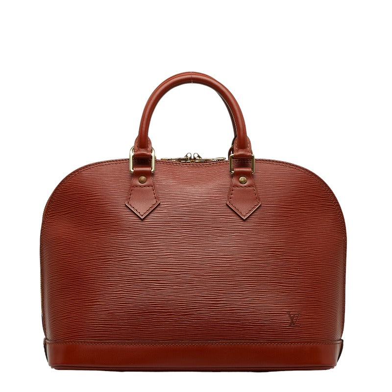 Louis Vuitton Brown Epi Alma Handbag M52143