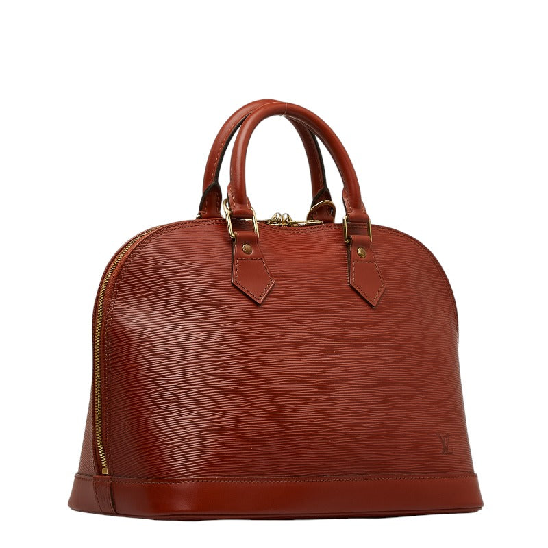Louis Vuitton Brown Epi Alma Handbag M52143