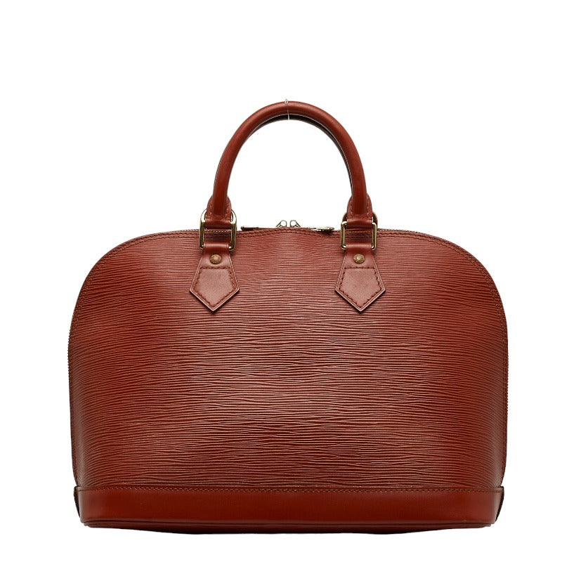 Louis Vuitton Brown Epi Alma Handbag M52143