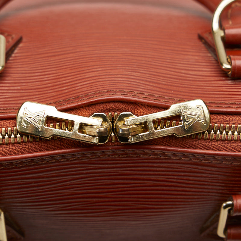 Louis Vuitton Brown Epi Alma Handbag M52143