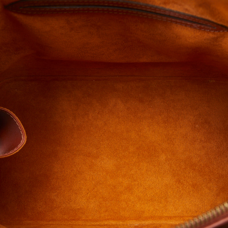 Louis Vuitton Brown Epi Alma Handbag M52143