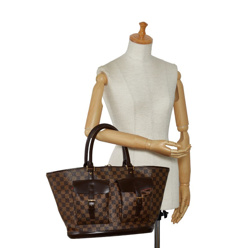 Louis Vuitton GM Handbag N51120 Brown PVC Leather  Louis Vuitton