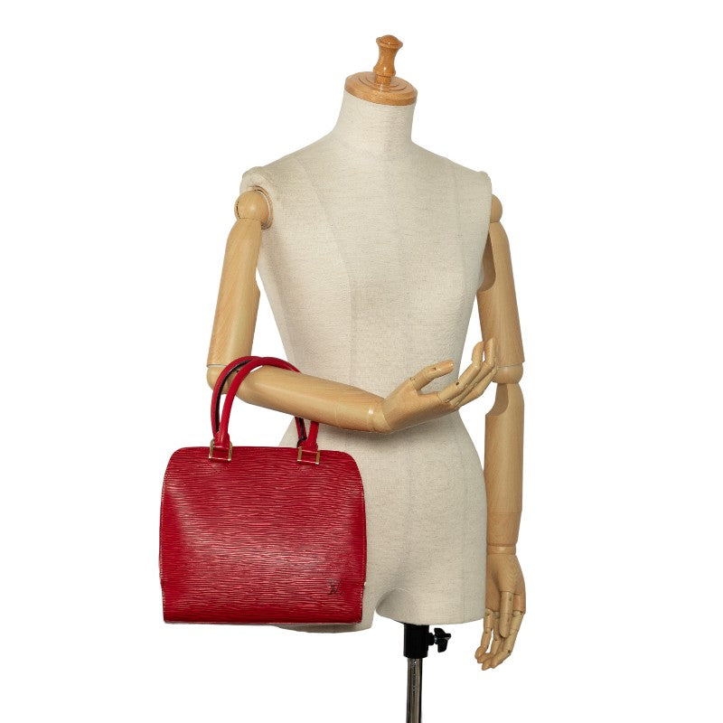 Louis Vuitton Epi Pont Neuf Handbag M52057 Castilian Red Leather