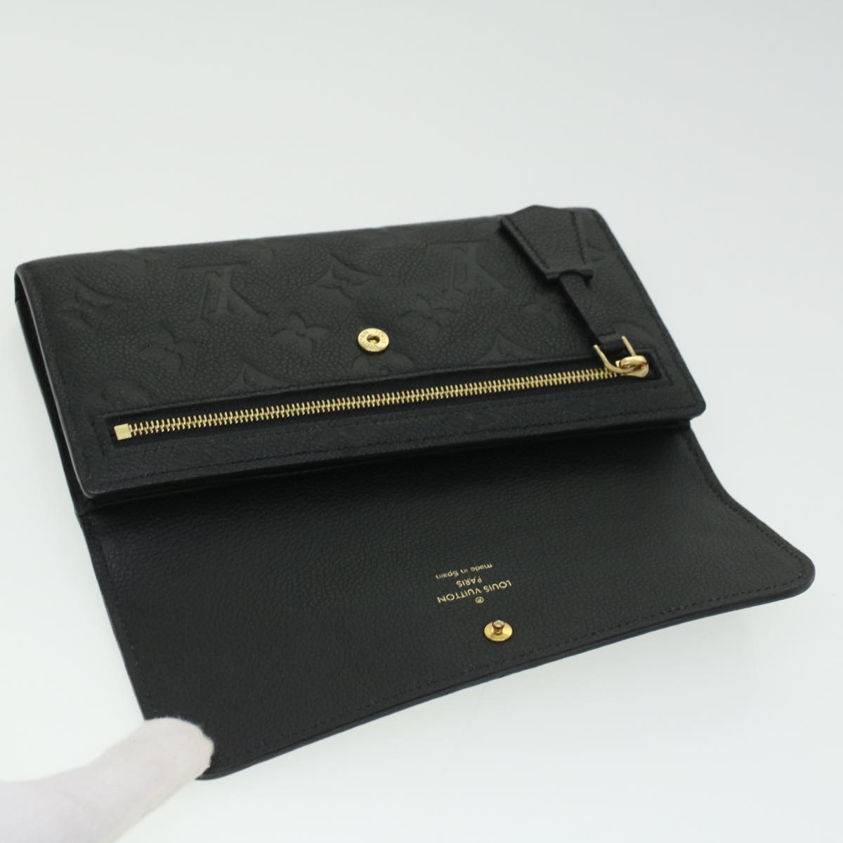 Louis Vuitton Black Canvas  wallet accessories